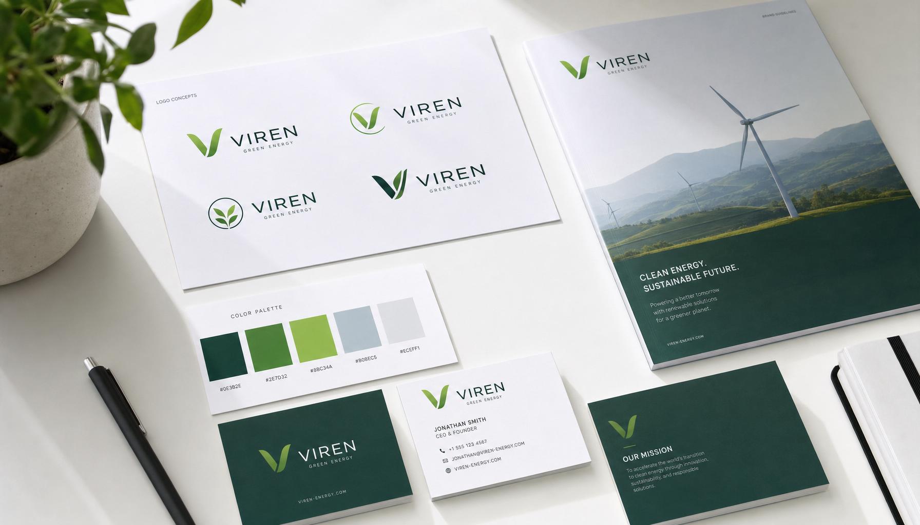 Rebrand — GreenTech Startup